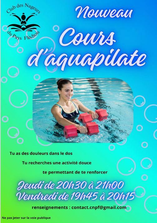 Aquapilate ! n'hésitez pas à nous rejoindre à compter du mois de novembre 2025