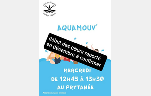 report cours aquamove 