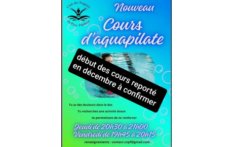 report cours aquapilate 